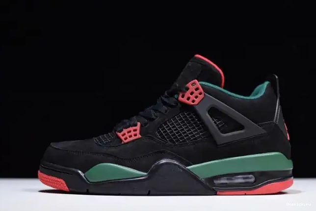 One Kick AQ3816-063 Jordan NRG 4 Gorge Black Green-Varsity Air Red GUCC 0604